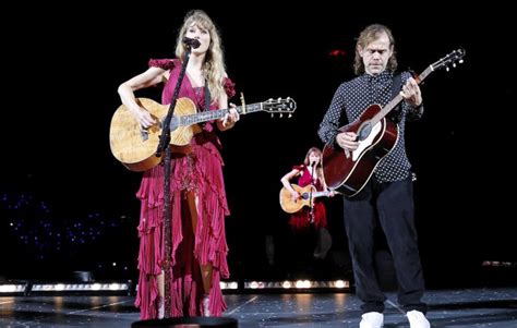 Apr 14, 2023 · Taylor Swift performing in Tampa, Florida, on 13 April 2023. Photograph: Octavio Jones/Getty Images for TAS Rights Management. ... Fri 14 Apr 2023 04.06 EDT Last modified on Fri 14 Apr 2023 16.27 EDT. 